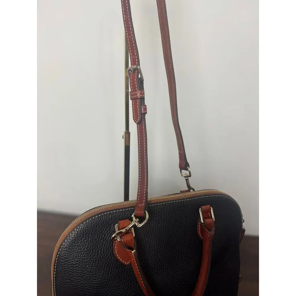 Dooney & Bourke Pebble Grain Zip Zip Satchel EUC